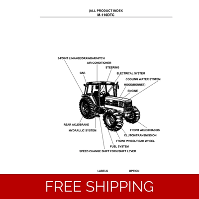 KUBOTA M110FDTC PARTS MANUAL KUBOTA M110FDTC PARTS MANUAL